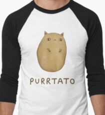 Purrtato Men's Baseball ¾ T-Shirt