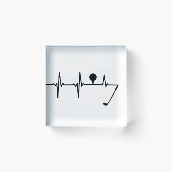Item preview, golf heartbeat. funny golfer gift. designed and sold by ronaldsonou.