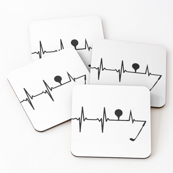 Item preview, golf heartbeat. funny golfer gift. designed and sold by ronaldsonou.