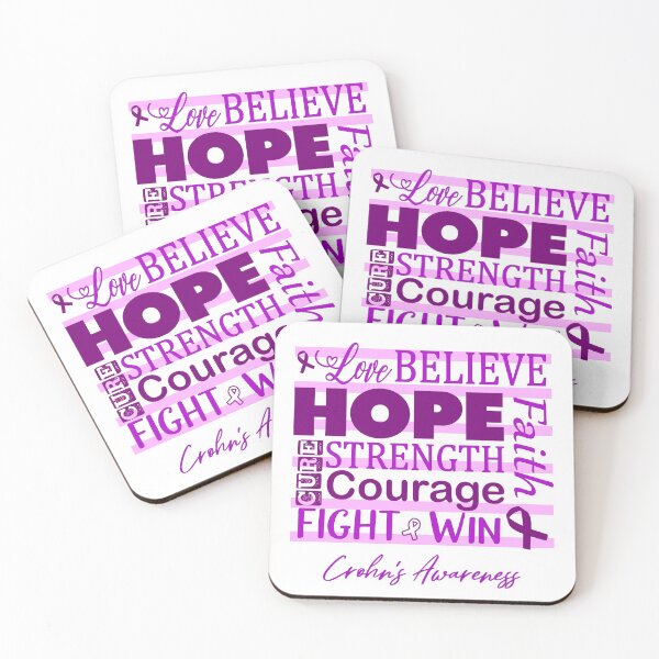 Item preview, Love Believe Hope Crohn's Awareness designed and sold by largellie.