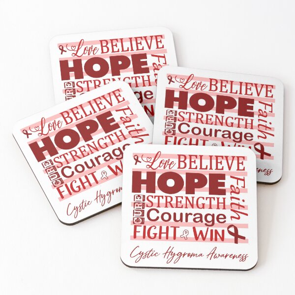 Item preview, Love Believe Hope Cystic Hygroma Awareness designed and sold by largellie.