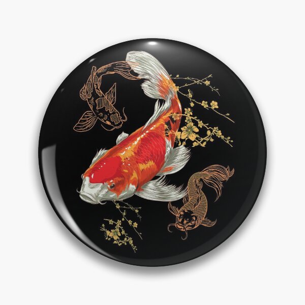 Item preview, Beautiful Colorful Koi Fish Swimming Design designed and sold by EarthArtDesigns.