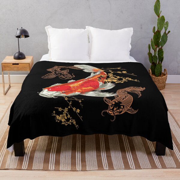 Item preview, Beautiful Colorful Koi Fish Swimming Design designed and sold by EarthArtDesigns.