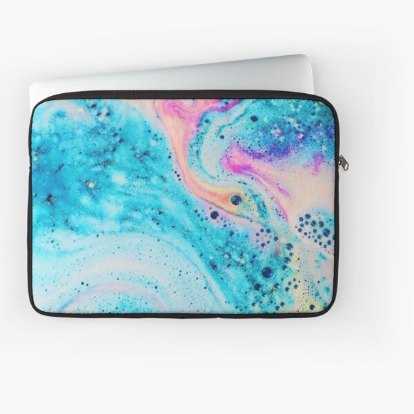 Neon Marble Effect Laptop Sleeve