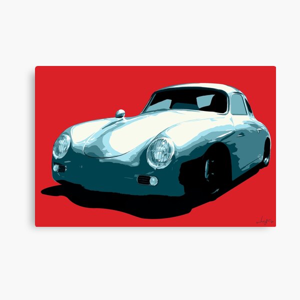 Porsche 356 pop art Canvas Print