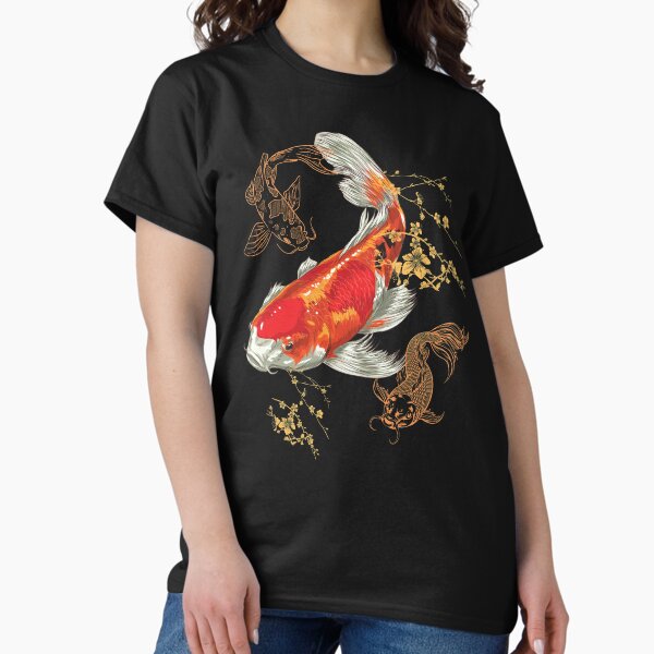 Artikel-Vorschau von Schönes buntes Koi-Fisch-Schwimmen-Design, designt und verkauft von EarthArtDesigns.
