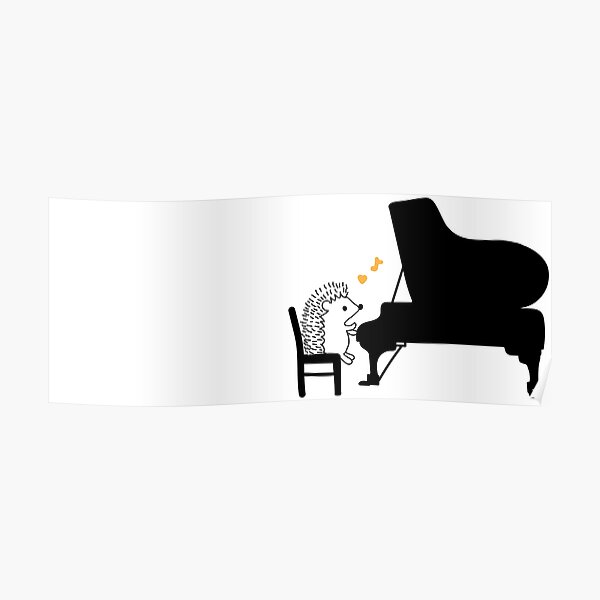 Skam France Hedgehog Lukas jouant du piano dans tous les univers Poster