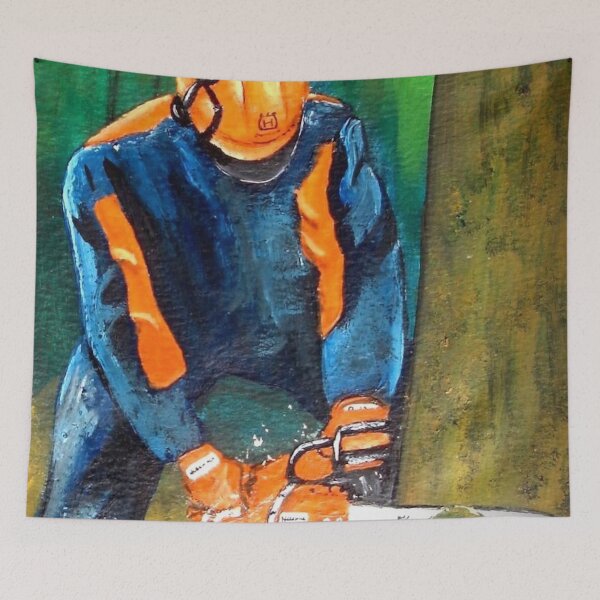 Item preview, Arborist Chainsaw Tree Surgeon Arb Art designed and sold by Gordon Lavender.