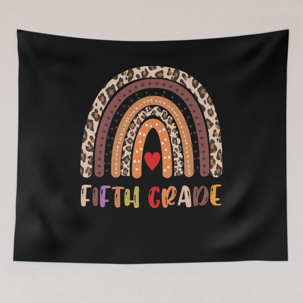 Item preview, Leopard Rainbow Fifth Grade Teacher First Day Of School designed and sold by Tatus Brinal.
