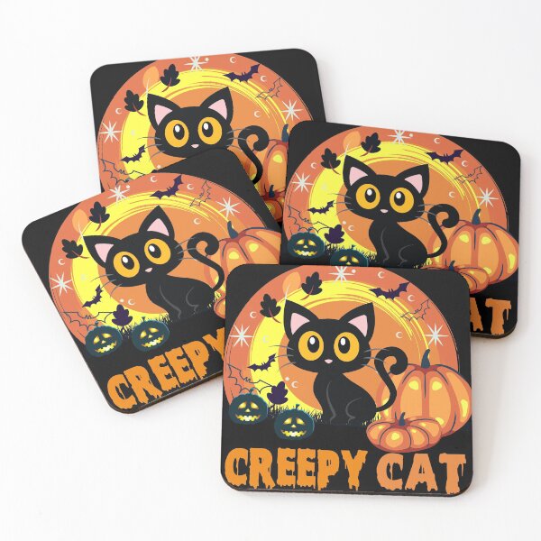 Item preview, Creepy Cat T-shirt designed and sold by AYOUCHKA.