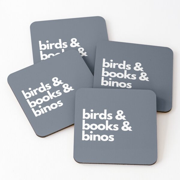 Item preview, birds and books and binos designed and sold by TheWaterBirds.