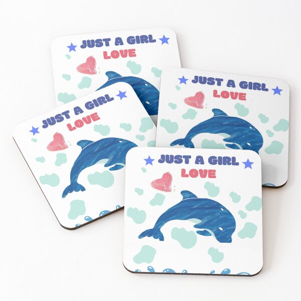 Item preview, JUST A GIRRL LOVE DOLPHIN designed and sold by T FLAIRN ⭐⭐⭐⭐⭐.