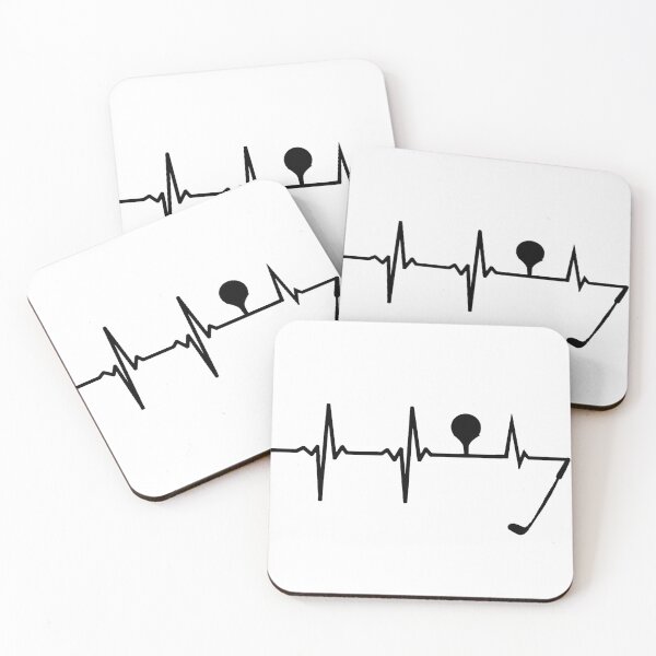 Item preview, golf heartbeat. funny golfer gift. designed and sold by ronaldsonou.