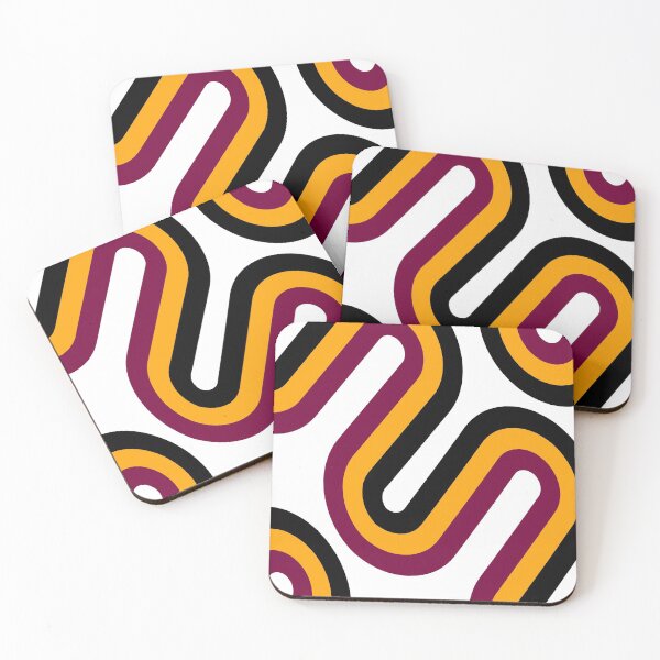 Item preview, Purple and yellow retro 70s wave designed and sold by LisWilliams.