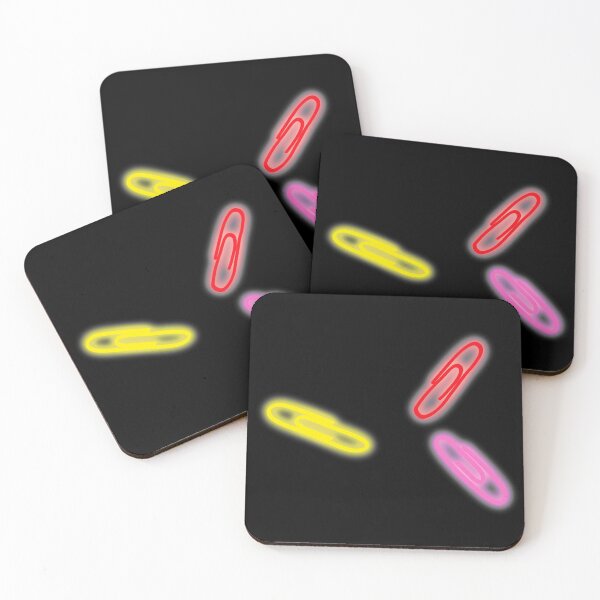 Item preview, Neon Sign with Paper Clips designed and sold by pincelycolores.
