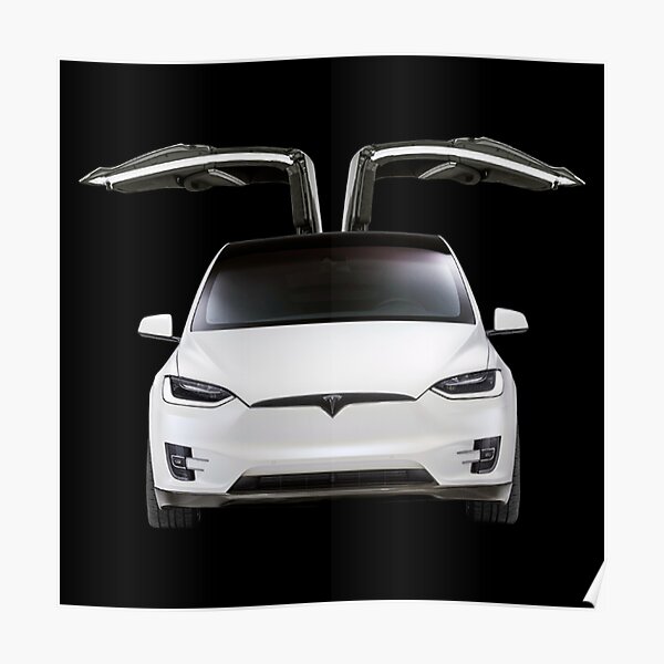 hellig Rotere Instruere Model X, Tesla Model X" Poster for Sale by youlikone | Redbubble