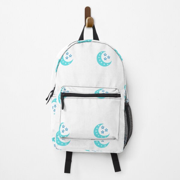 Item preview, Light Blue Crescent Moon w/Dark Blue Star Outlines w/White Stars designed and sold by ShaunSandhu.