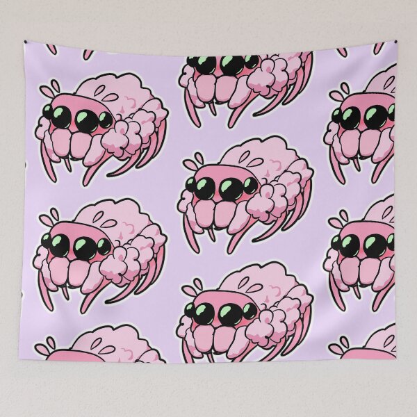 Item preview, Kawaii Pink Jumping Spider designed and sold by JadePink383.