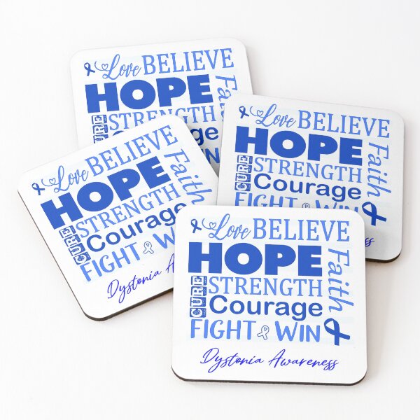 Item preview, Love Believe Hope Dystonia Awareness designed and sold by largellie.