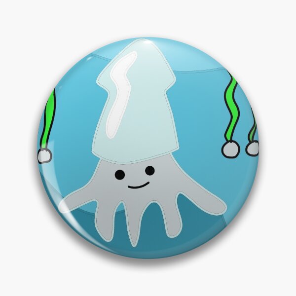 Aperçu de l'œuvre Calmar mignon sur la mer profonde "Ocean Edition" doodle art coloré créée et vendue par R4CProject.