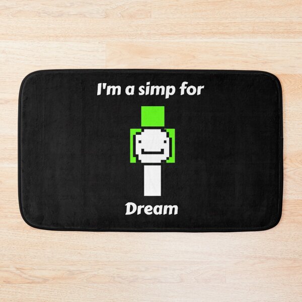 Item preview, I'm a Simp for Dream (Black Base) designed and sold by thecorvidking.