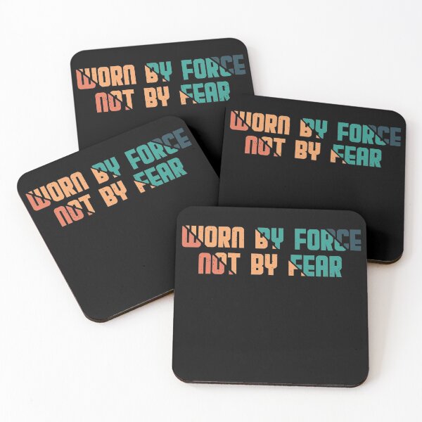 Item preview, Worn by force not by fear motivational quote designed and sold by Unohana.