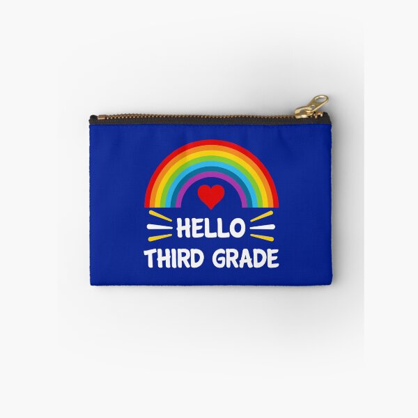 Item preview,  Hello Third Grade Students Teachers Back To School Rainbow designed and sold by StudioTina.