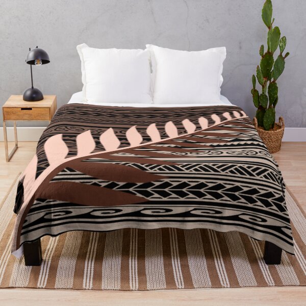 Item preview, Silver fern tribal brown designed and sold by attracdionz.