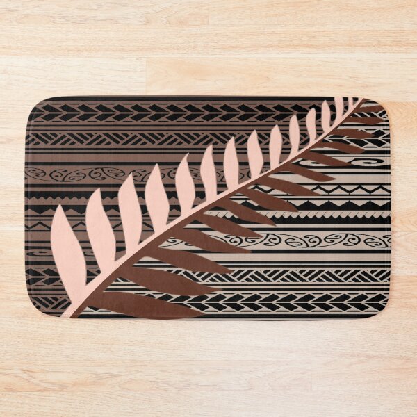 Item preview, Silver fern tribal brown designed and sold by attracdionz.