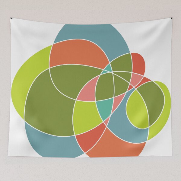 Item preview, bright, modern, doodle designed and sold by HeatherBaden3.