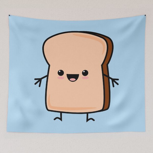 Item preview, Happy Sliced Toast Bread designed and sold by C-Katt.