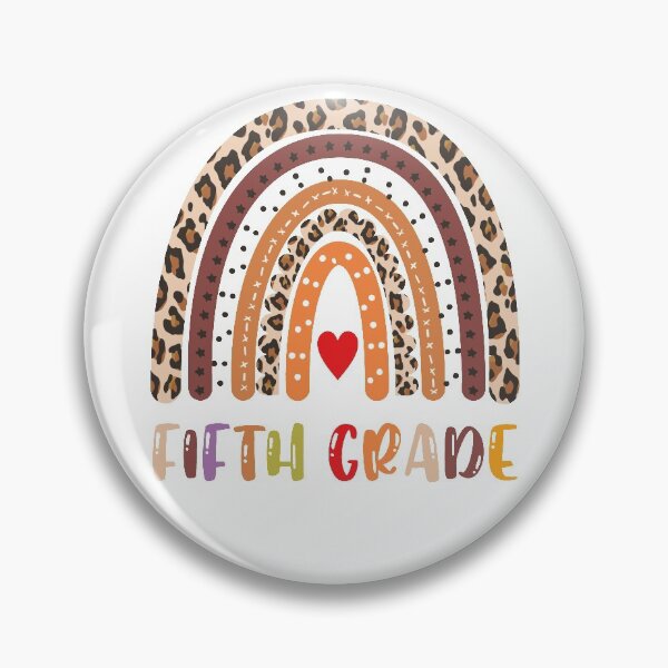 Item preview, Leopard Rainbow Fifth Grade Teacher First Day Of School designed and sold by Tatus Brinal.