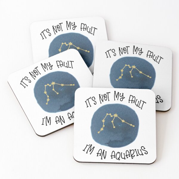 Item preview, Its Not My Fault, Im An Aquarius designed and sold by Pink Pineapple Works.