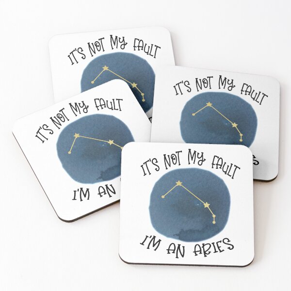 Item preview, Its Not My Fault, Im An Aries designed and sold by Pink Pineapple Works.