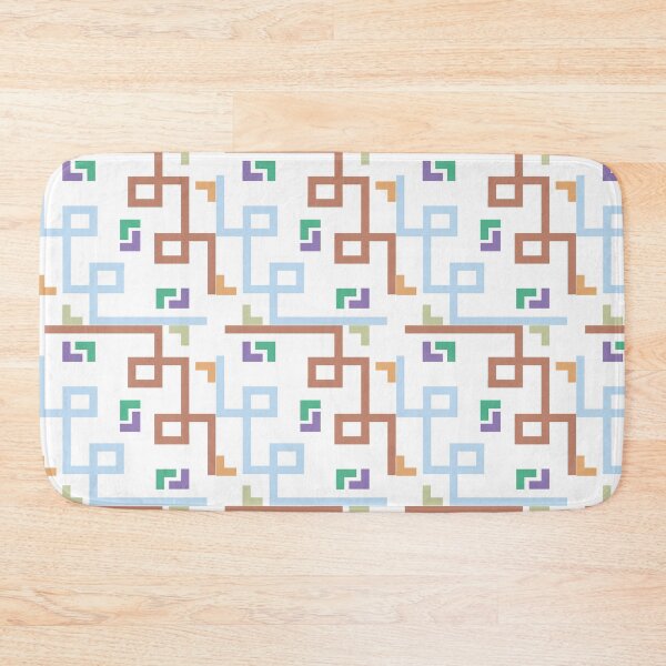 Item preview, Continous Maze Lines Multicolor Deco Set 2 designed and sold by WilliamsGFX.