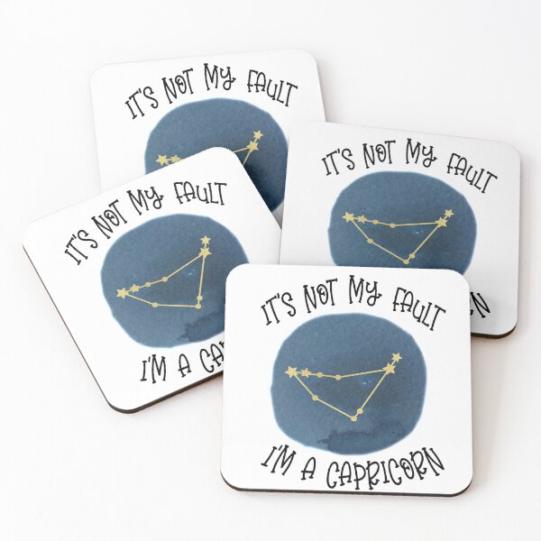 Item preview, Its Not My Fault, Im A Capricorn designed and sold by Pink Pineapple Works.