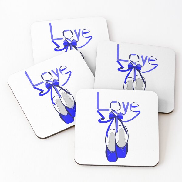 Item preview, ballet pointe shoes blue colors designed and sold by bluehatgraphics.
