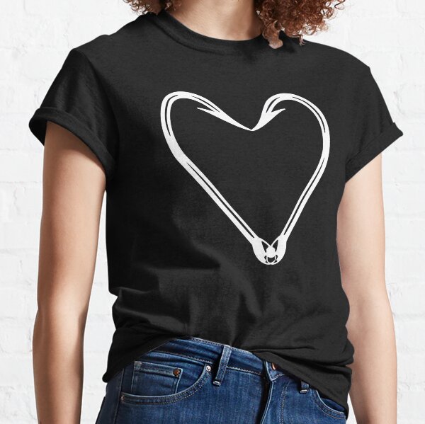 Heart Fish Hook' Women's T-Shirt