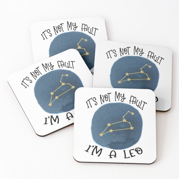 Item preview, Its Not My Fault, Im A Leo designed and sold by Pink Pineapple Works.