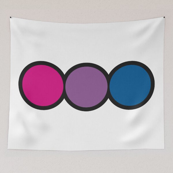 Item preview, Bisexual Pride Circles Graphic designed and sold by iscaStudioArt.