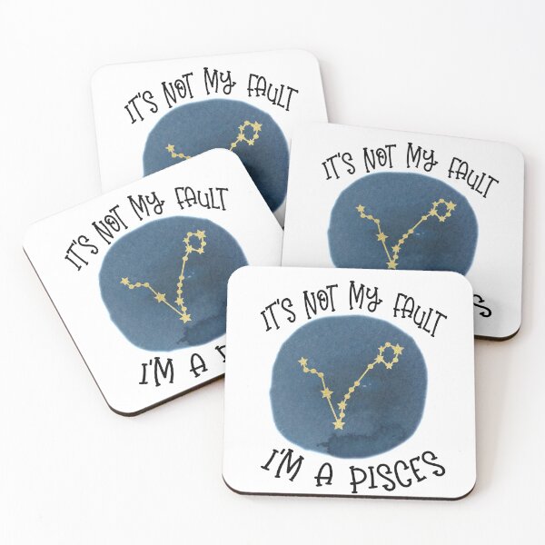 Item preview, Its Not My Fault, Im A Pisces designed and sold by Pink Pineapple Works.