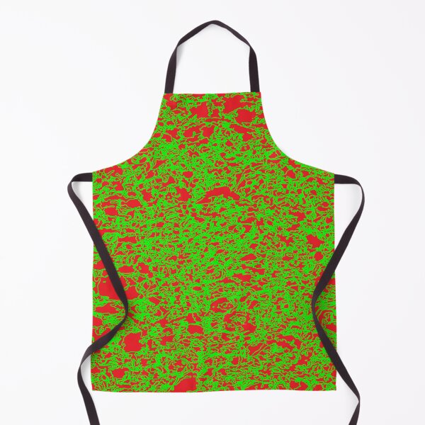 Item preview, Wild abstract green and red print by dePace' designed and sold by mrpropcake.