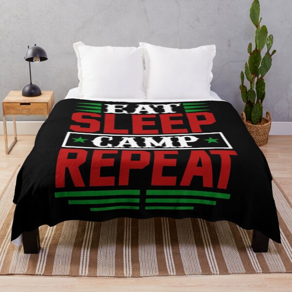 Item preview, Eat Sleep Camp Repeat designed and sold by Daluyong.