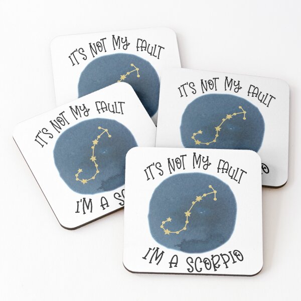 Item preview, Its Not My Fault, Im A Scorpio designed and sold by Pink Pineapple Works.