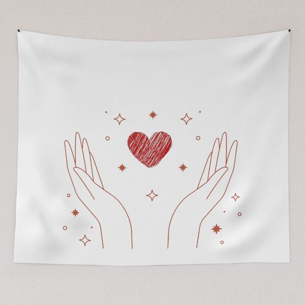 Item preview, Heart between hands designed and sold by T2oodle.