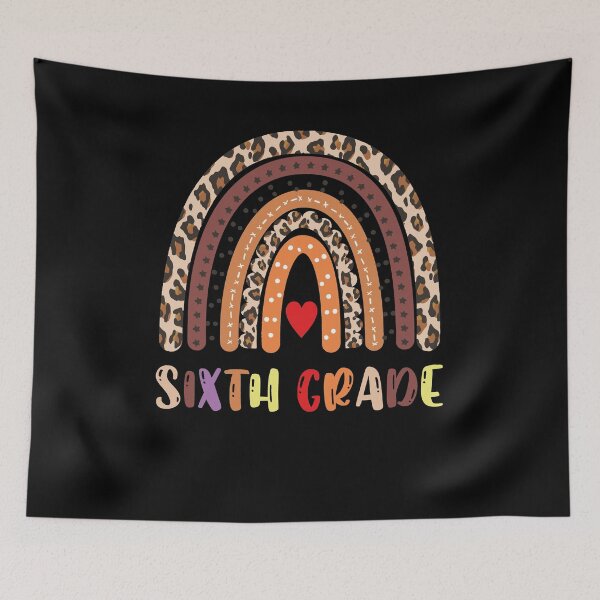 Item preview, Leopard Rainbow Sixth Grade Teacher First Day Of School designed and sold by Tatus Brinal.