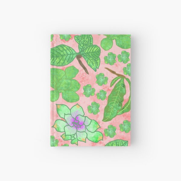 Watercolor Plants Hardcover Journal