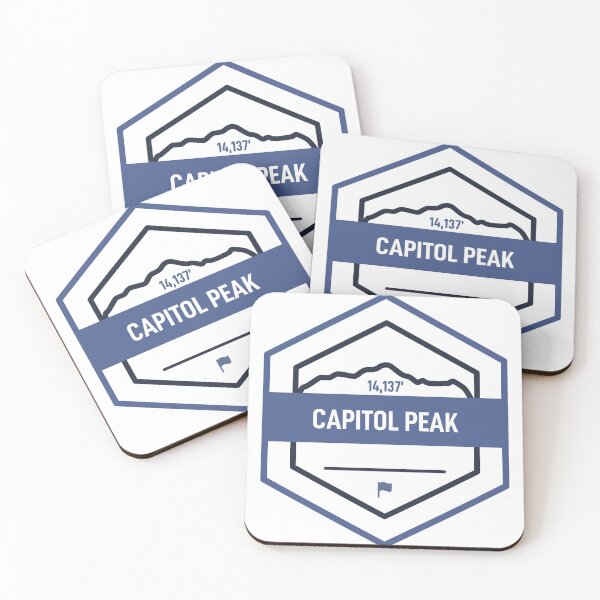 Item preview, 14er Summit Badge - Capitol Peak designed and sold by lexjincoelho.