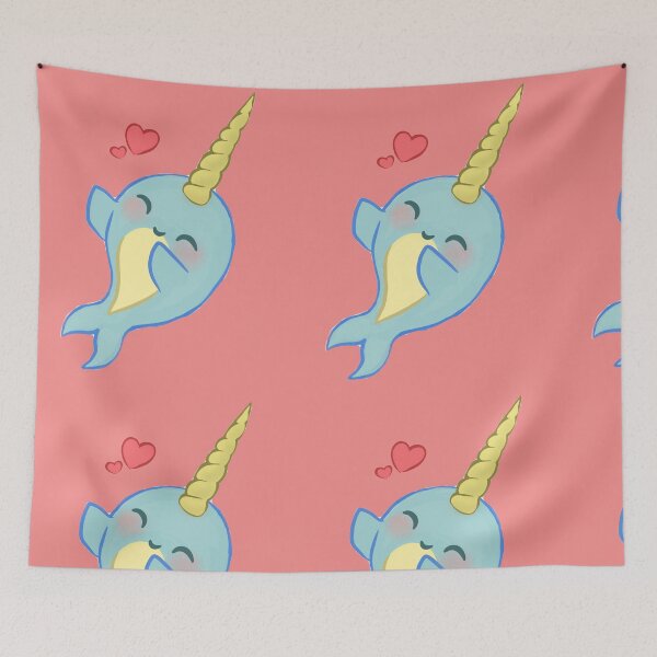 Artikelvorschau, Narwal Kawaii entworfen und verkauft von ShinobiDesings.