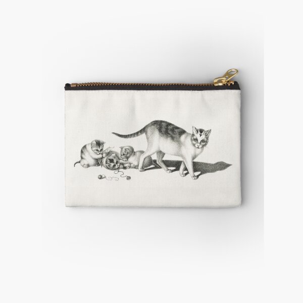 Item preview, Kittens and Mom Drawings Gottfried Mind designed and sold by Einsteincreates.